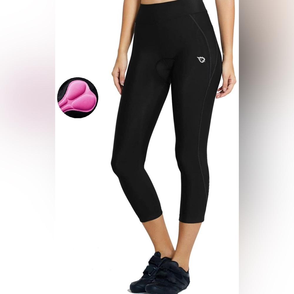 New Baeleaf Capri Padded Women's Black Cycling Pants